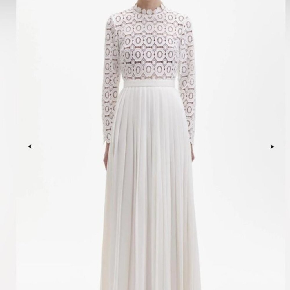 Self portrait women's white dress